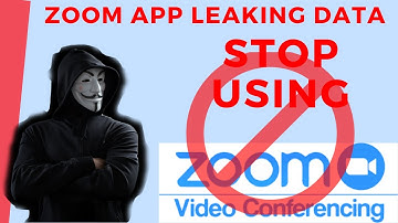 Security Risk- Stop Using Zoom App, Zoom app Leaking Data  Best video calling software at Risk