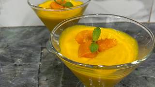 Mango Mousse I Ready in 10 mins Easy Quick Dessert How to make Mango Mousse? Gelatin & Baking Free