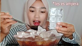 TES ES BALOK AMPERA | MUKBANG ASMR ES BATU INDONESIA | ICE EATING