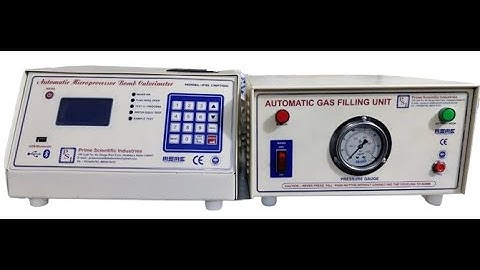 Fully Automatic Bomb Calorimeter Operation Video.