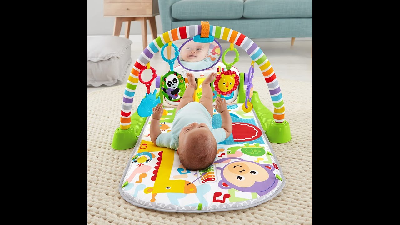 FisherPrice Baby Gym with Kick & Play Piano LearningToy featuring Smart Stages Educational