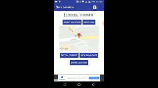 When someone sends a location in Whatsapp how to save it android?