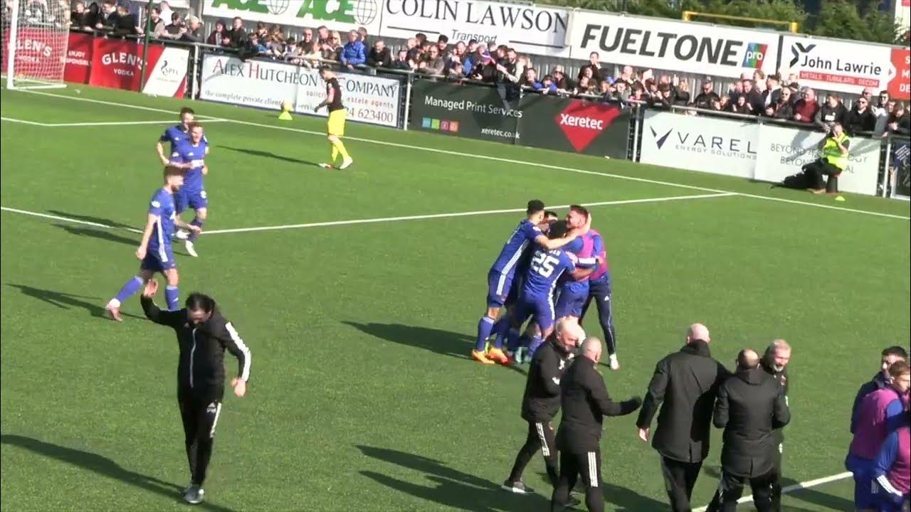 Cove Rangers vs Dumbarton cinch League One Saturday 23rd April 2022