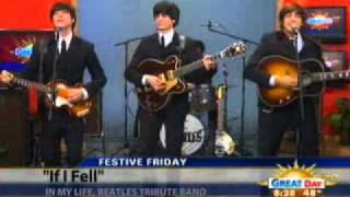 Britain's Finest (Beatles Tribute) @ KMPH Fox 26 in Fresno - If I Fell chords