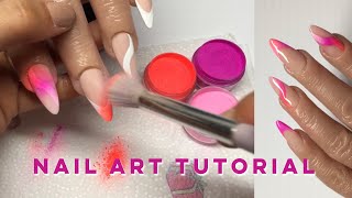 : Nail Art Tutorial: How To Use Acrylic Powders as Pigments @Riyxnails