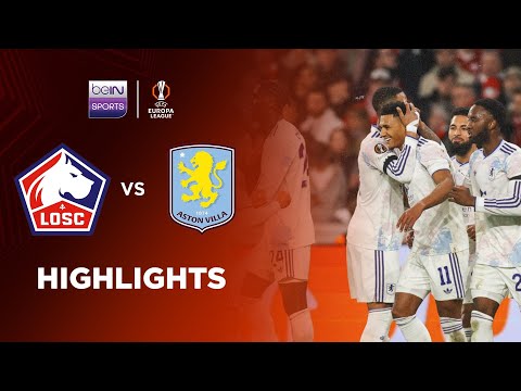 JOSS777 x AMAZON303 - Lille 0-1 Aston Villa | Cuplikan Pertandingan Liga Europa 25/26