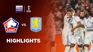 Lille 01 Aston Villa  Europa League 2526 Match Highlights