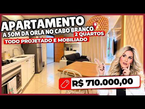 Vídeo do imóvel — 🌴 A 50 METROS DA ORLA DO CABO BRANCO | POR R$ 710 MIL!  ✨ PORTEIRA FECHADA ! Totalmente projetado e mobiliado, pronto para aproveitar ou rentabilizar em uma das localizações mais desejadas de João Pes