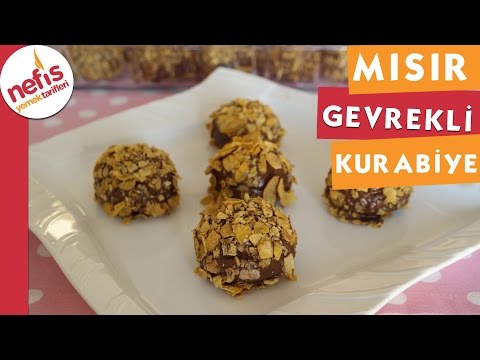 Mısır Gevrekli Kurabiye - Kurabiye Tarifi - Nefis Yemek Tarifleri