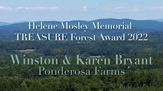 2022 Helene Mosley Memorial TREASURE Forest Award Winner - Winston Bryant