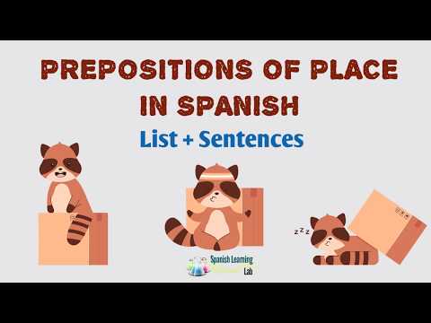 Prepositions of Place in Spanish: List + Sentences