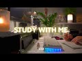 3hour study with me late night  contemporary christian music   pomodoro 255