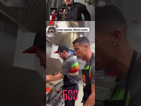 رونالدو يصير مدير مطعم ويأمر ميس بتحضير البرغر