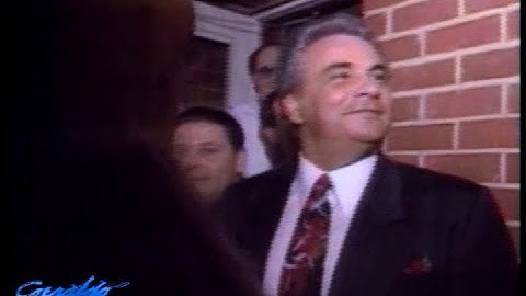 1987.  Geraldo visits the Ravenite social club, mob operates openly, downfall of John Gotti