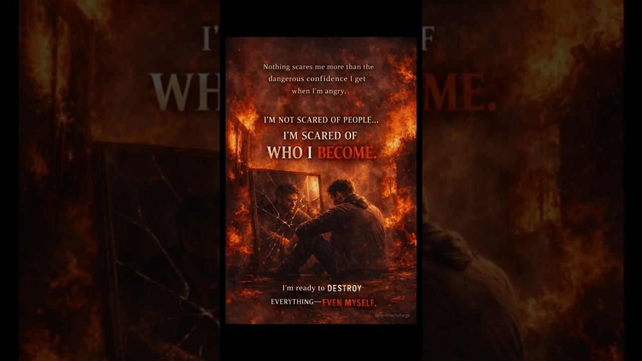 I’m Not Scared of People… I’m Scared of Who I Become When I’m Angry 