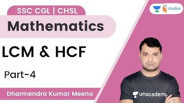 LCM & HCF | Part 4 | SSC CGL/CHSL | Dharmendra Meena | wifistudy studios