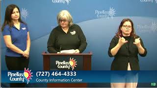 WATCH LIVE: Pinellas County news conference