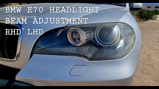 How to Adjust Your BMW X5 E70 Headlight Beams (and why you should)