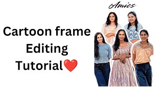 Cartoon frame Tutorial DM for orders #frame #cartoonframe #photoframe screenshot 3