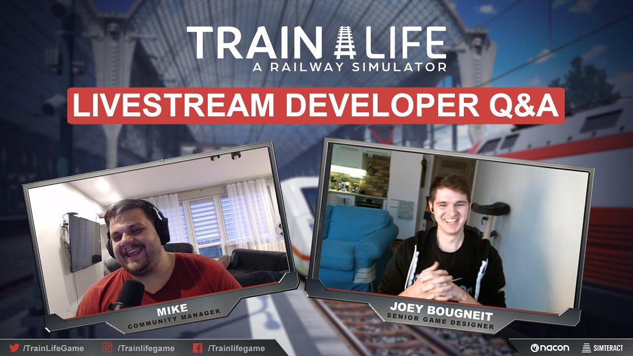 EARLY ACCESS | TRAIN LIFE: A RAILWAY SIMULATOR LIVE DEV Q&A UPDATE ...
