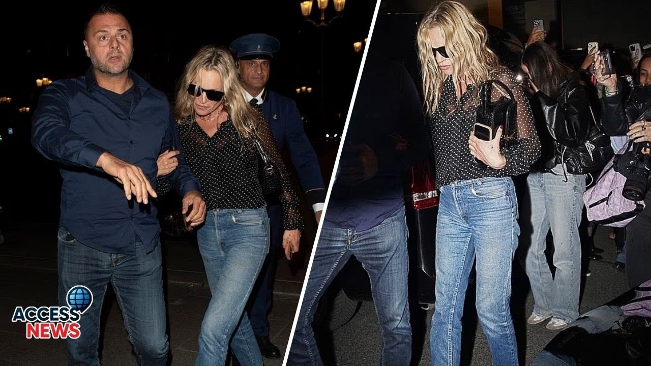 ✨ Кейт Мосс замечена в Париже! Гламур Недели моды 😎🖤