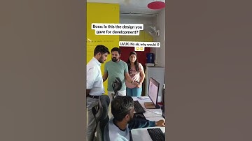 Project Manager to Developer whenever something goes wrong