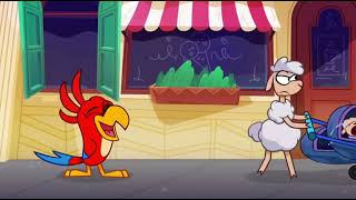 Parrot Gets Pop Is Annoying A Balloon And Baby Sheep Cries