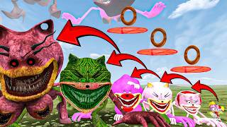 NEW SIZE AND EVOLUTION OF ALL SONIC AMY 1 - 6 FAMILY? AND SONIC TAPES In Garry's Mod!