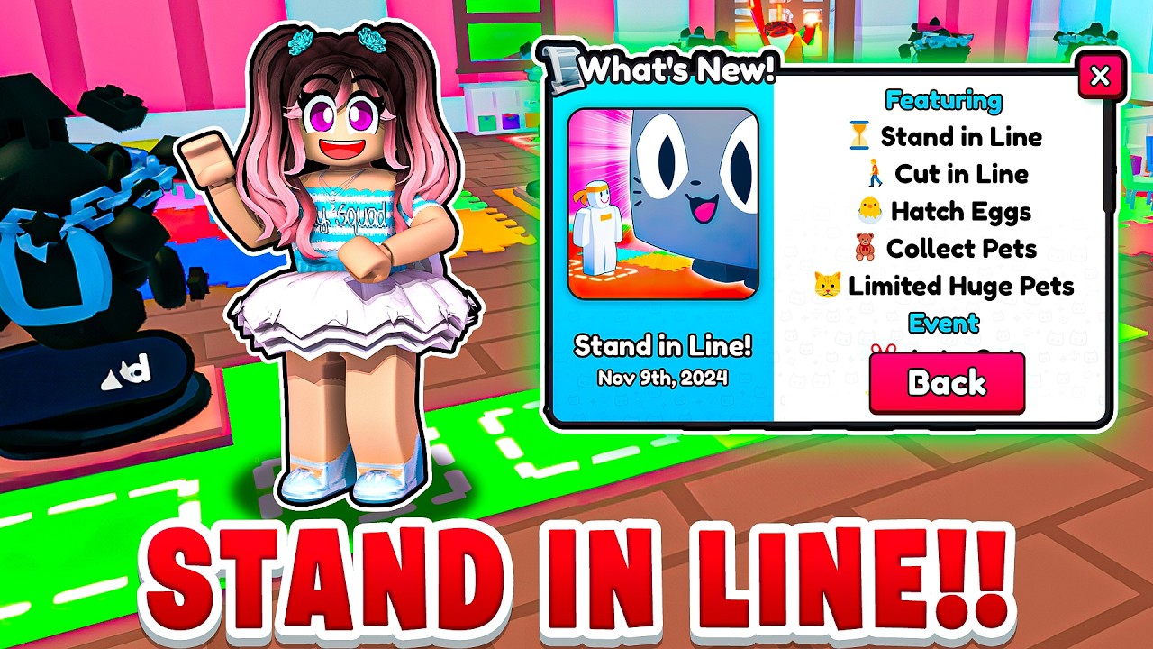 *UPDATE* How To Do The Stand In Line Event In Pet Simulator 99!