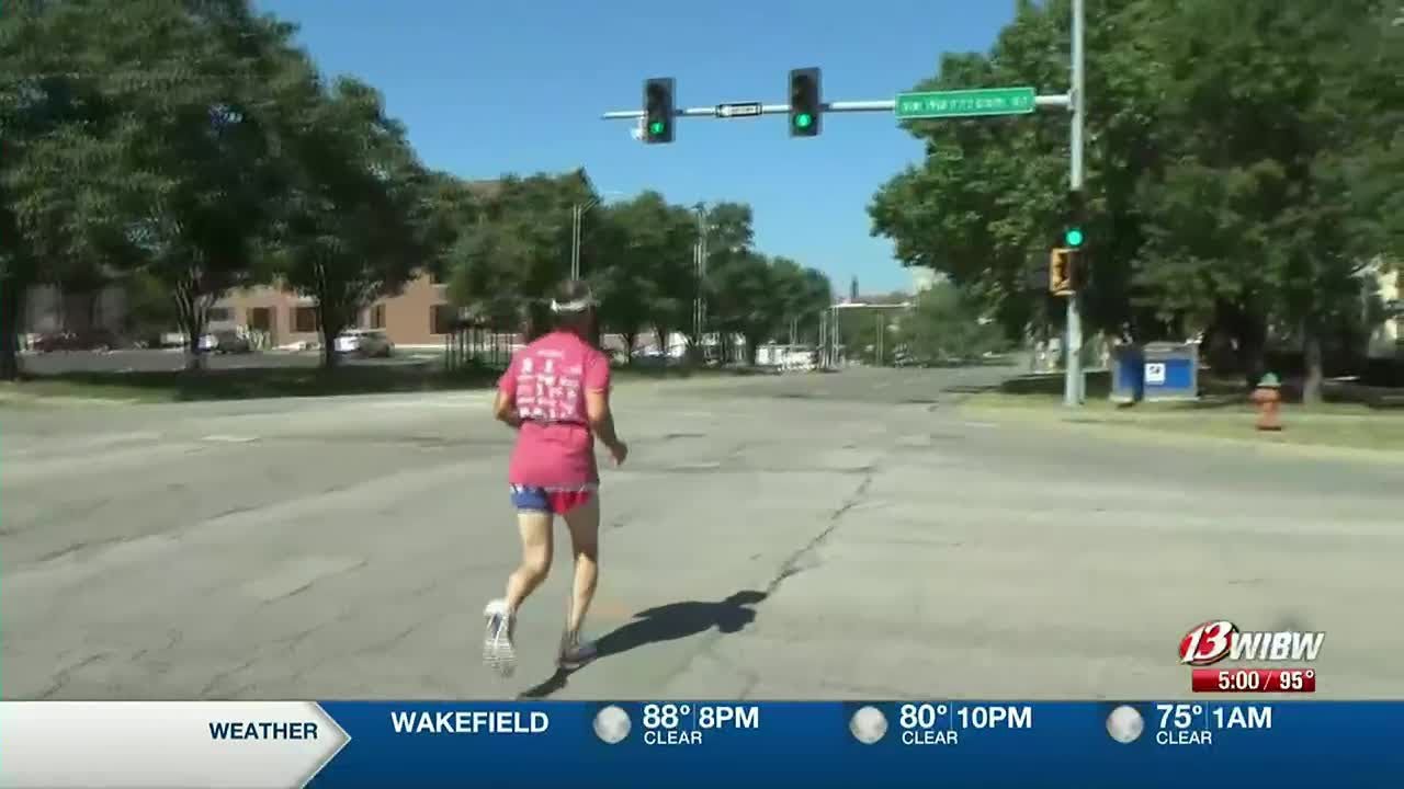 Wichita runner raises awareness for human trafficking prevention