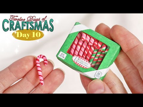 Peppermint Candy Canes with Box – Day 10 – Twelve Days of Craftsmas