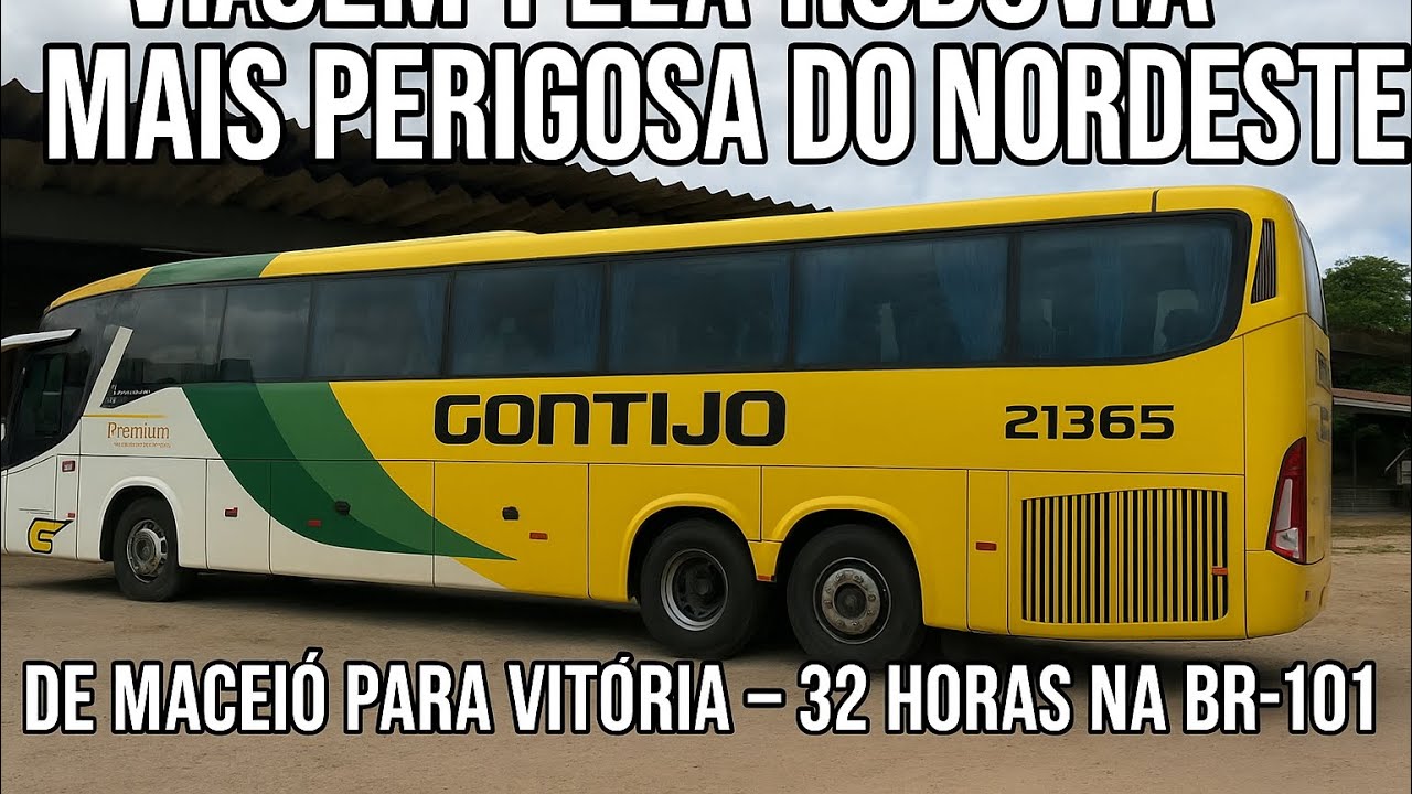 Viagem de Ônibus Pela Rodovia Mais Perigosa do Nordeste #1 