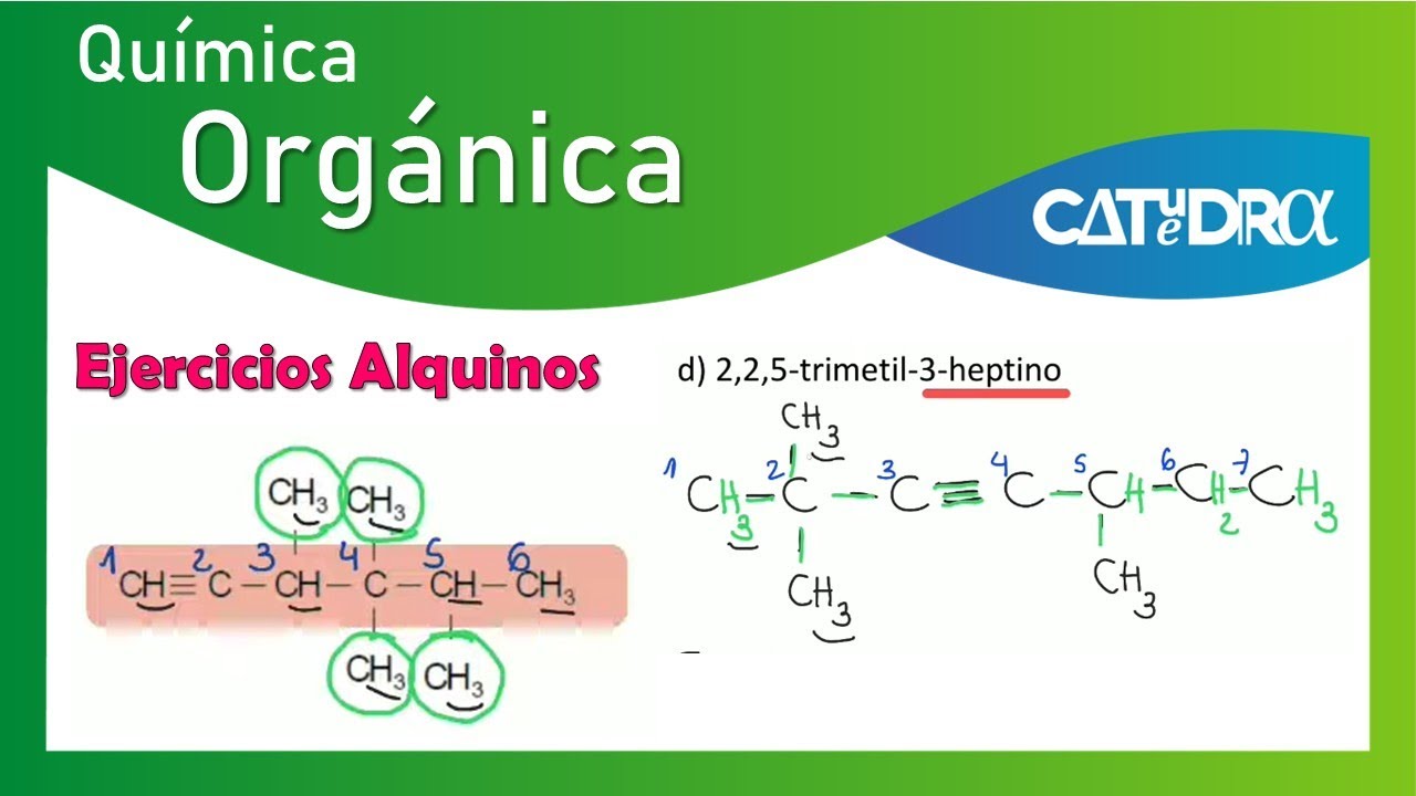 Ejercicios de Alquinos