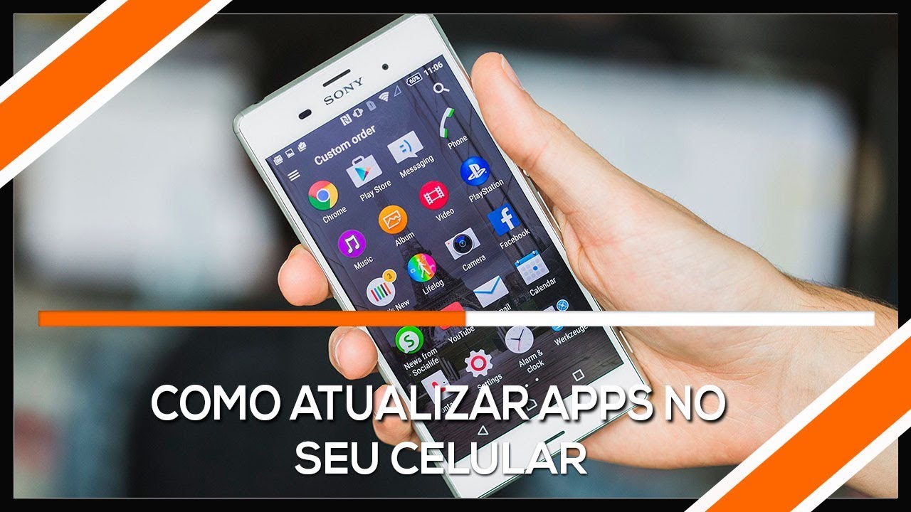 Como atualizar aplicativos no celular - YouTube