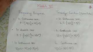 Lec 13 Comparison between Frequency Response and Transfer function