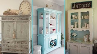❤DIY Shabby chic style Hutch decor Ideas❤ | Home decor & Interior design | Flamingo Mango| The hutch influences the style and mood of your space. And beyond style, there are practical considerations — do you want to