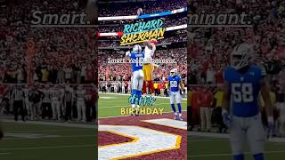 Richard Sherman 🏈Confidence Meets Control #shorts #celebritybirthday