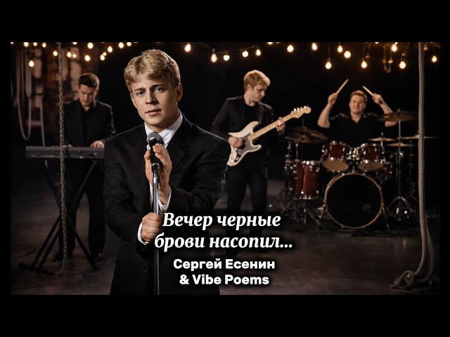 Вечер черные брови насопил… Сергей Есенин & Vibe Poems