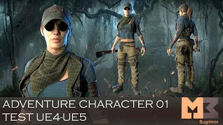 Adventure 01 Test Epic Skeleton UE4-UE5