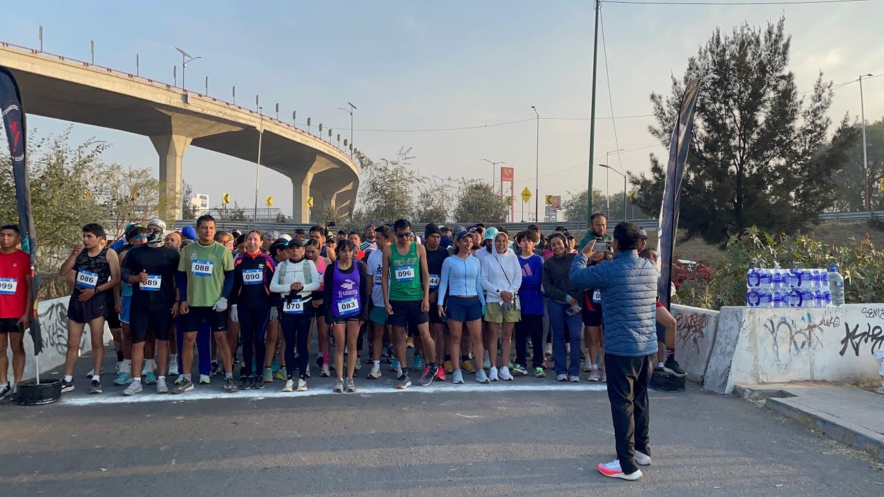 Carrera de la Candelaria 7km 3ro absoluto una mujer 😱😱🔥🔥🔥