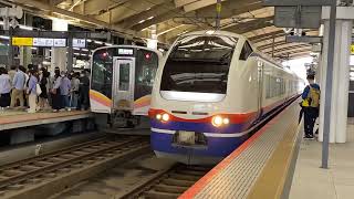E653系1100番台 特急しらゆき4号 上越妙高行き 新潟駅発車