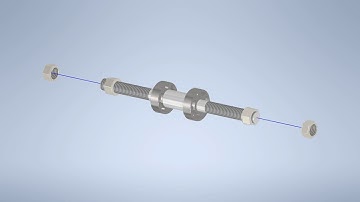 ejes y rodamientos (inventor)