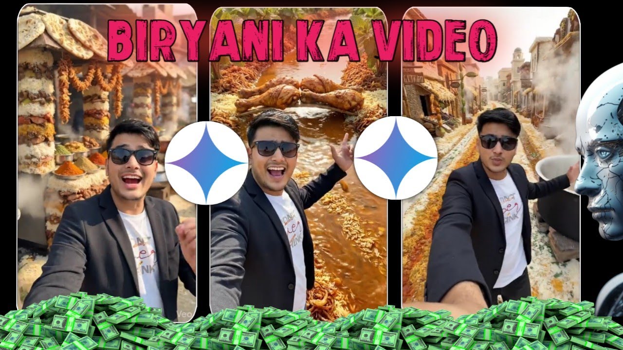 🔥🍗 AI Biryani Ka Vlog Video | Food Vlog Ai Se Kaise Banaen  😱🍛🚀 🤤