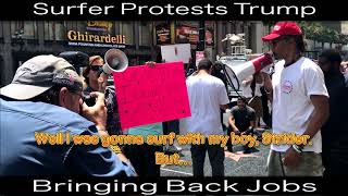 Chad Goes Deep:  Hollywood Trump Protest