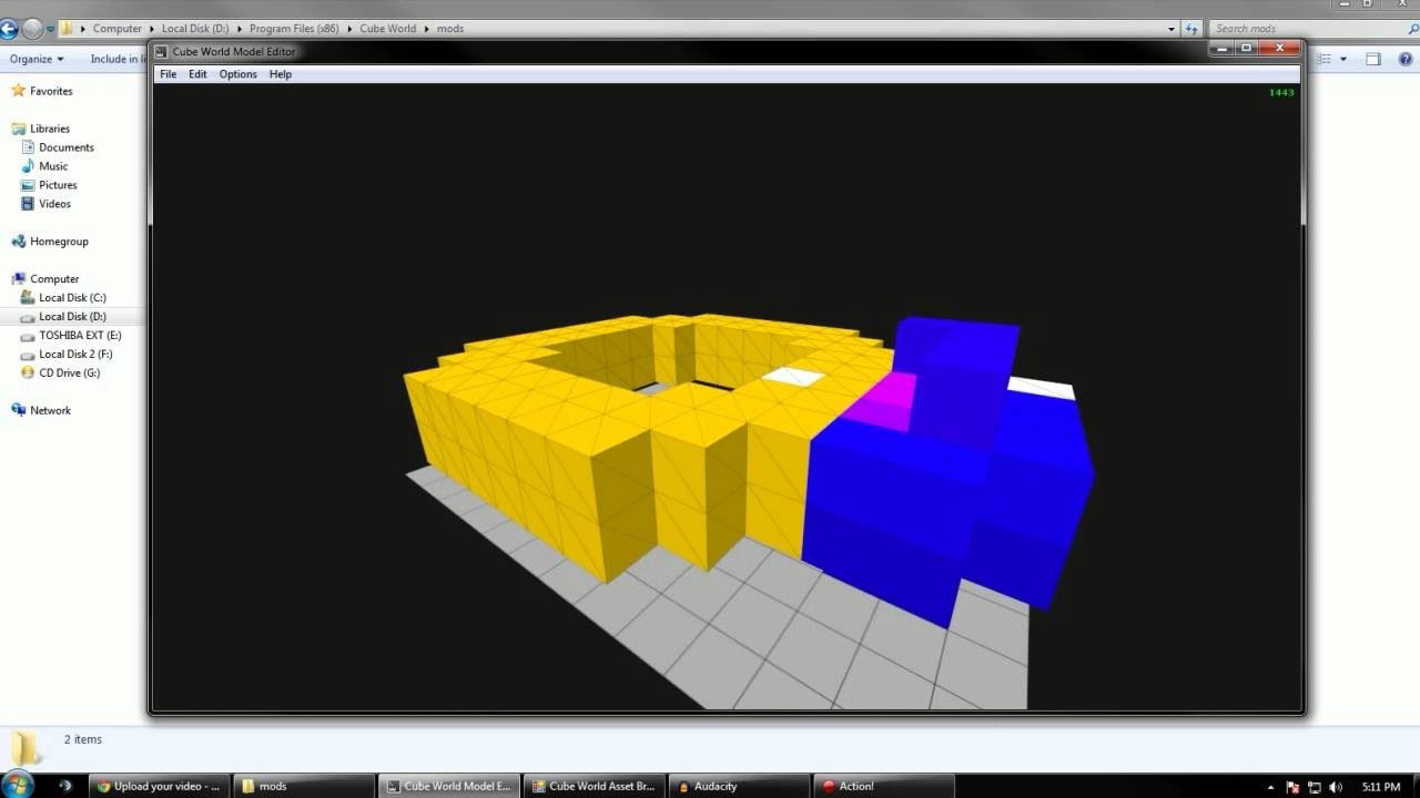 CUBE WORLD - Como modificar os arquivos do jogo (reupload)