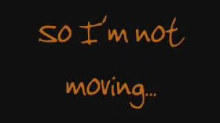 the script - the man who cant be moved lyrics