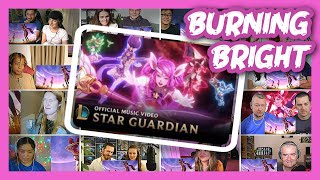 Burning Bright | Star Guardian Music Video REACTION MASHUP