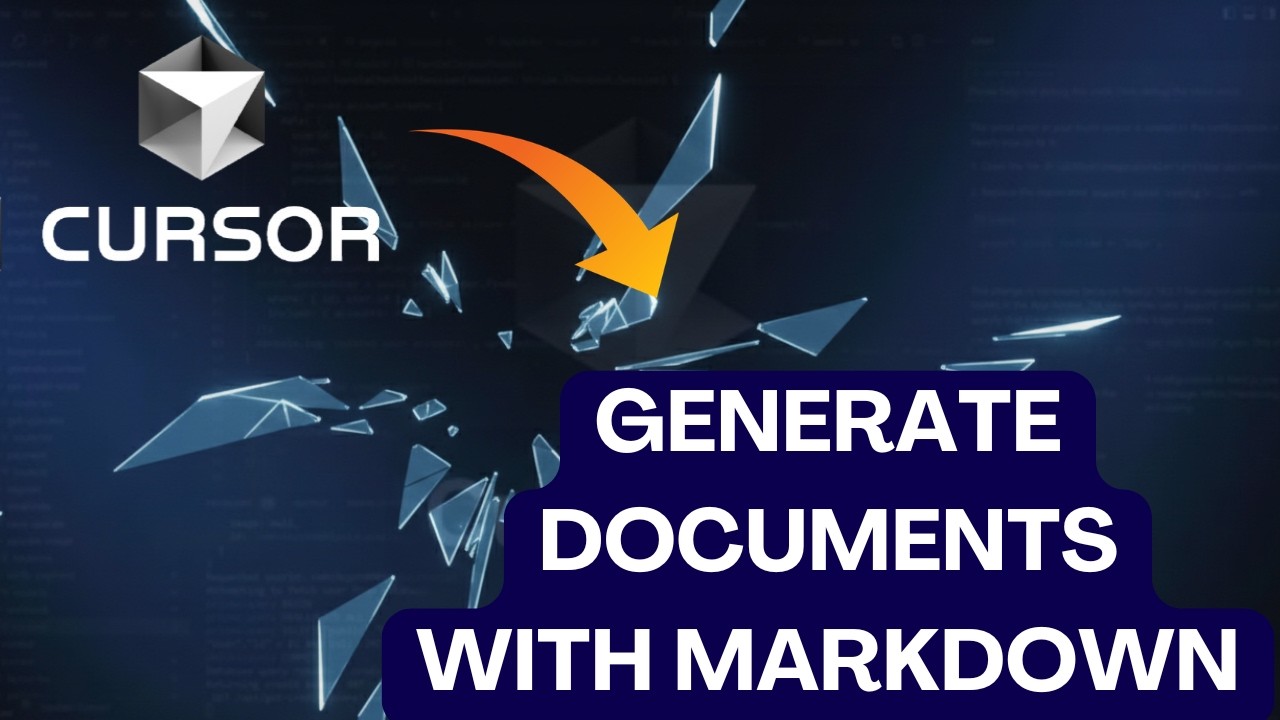 How to Generate Auto Documentation with Markdown in Cursor AI? - YouTube