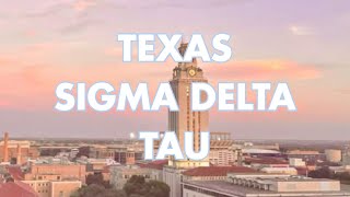 Texas Sigma Delta Tau Open House 2025