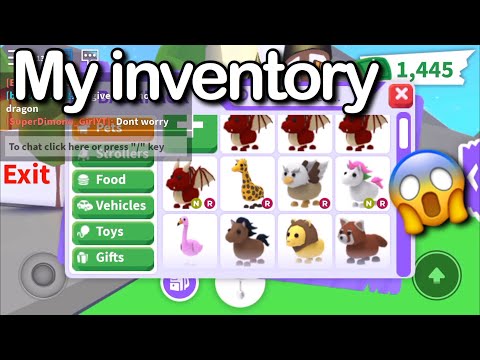My Inventory On Roblox Adopt Me Tell Me If You Want To Trade Stuff Youtube